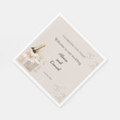 Hochzeitsservietten Serviette (Ecke)