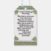 Hochzeitssessensack Geschenkanhänger (Vorderseite)