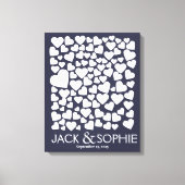 Hochzeitssignatur Gästebuch - Farbe wählen (Vorderseite)