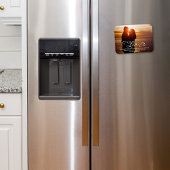 Hochzeitsskript-Foto für die Liebe speichern Magnet