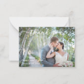 Hochzeitsskript Foto Vorlage Budget Danke (Vorderseite)
