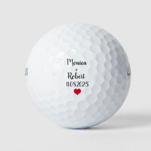 Hochzeitsskript für Braut und Gräuel Golfball