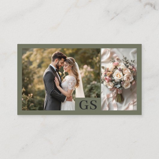 Hochzeitsskript für Fotografen - Foto Beruflich Visitenkarte (Rückseite)