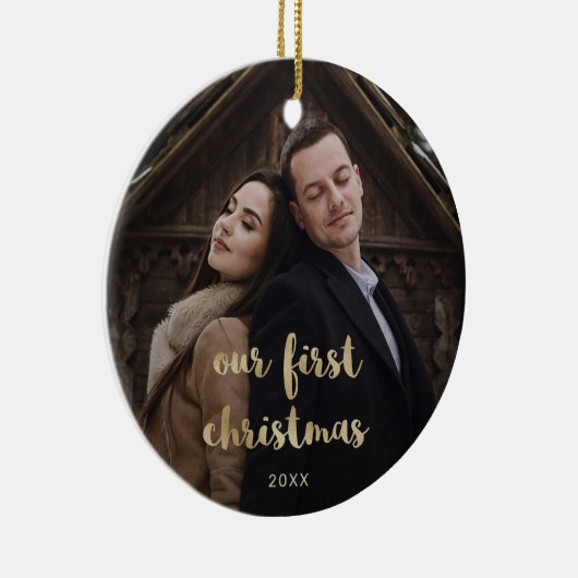 | Hochzeitsskript für Fotos Keramik Ornament (Rechts)