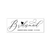 Hochzeitsskript-Liebe-Brautparty Gummistempel (Prägung)