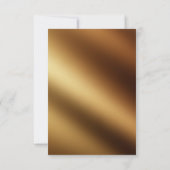 Hochzeitsskript RSVP Deep Red Burgundy Floral Gold (Rückseite)