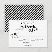 Hochzeitsskript - RSVP-Karte RSVP Karte (Vorne/Hinten)
