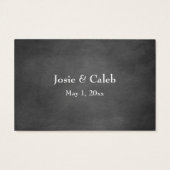 Hochzeitsskript RSVP Online einfügen über Chalkboa (Rückseite)