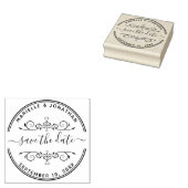 Hochzeitsskript speichern gummistempel (Stempel)