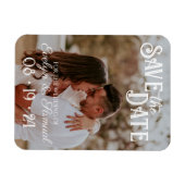 Hochzeitsskripte Speichern der Datumskarten mit de Magnet (Horizontal)