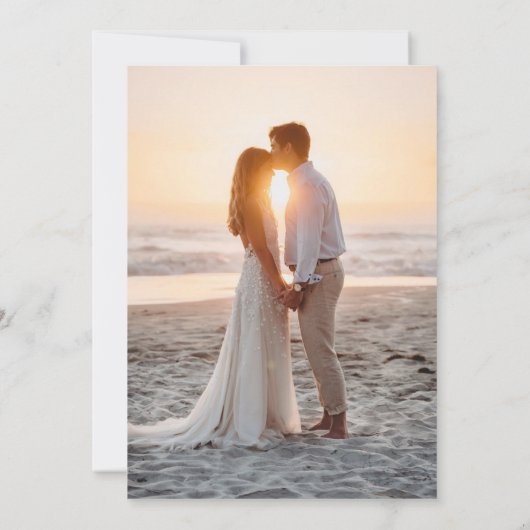 Hochzeitssommer Einladung (Rückseite)