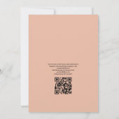 Hochzeitssommer QR Code UAWG Beach Einladung (Rückseite)