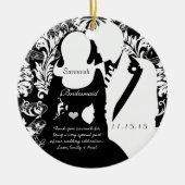 Hochzeitssommermädchen Weihnachtsschmuck (Vorne)