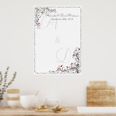 Hochzeitssondersitzkarte oder Gästebuch (Küche)