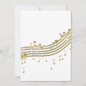 Hochzeitssong-Liebe Einladung (Rückseite)