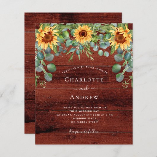 Hochzeitssonne (Vorne/Hinten)