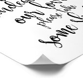 Hochzeitssonne bevorzugt 8x10 Hochzeitszeichen Poster (Ecke)