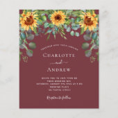 Hochzeitssonne Eukalyptus-Rotwein (Vorderseite)