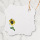 Hochzeitssonne in den Bergen lässig hell Geschenkanhänger (Rückseite)