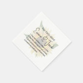 Hochzeitssonne mit Spaß Serviette (Ecke)