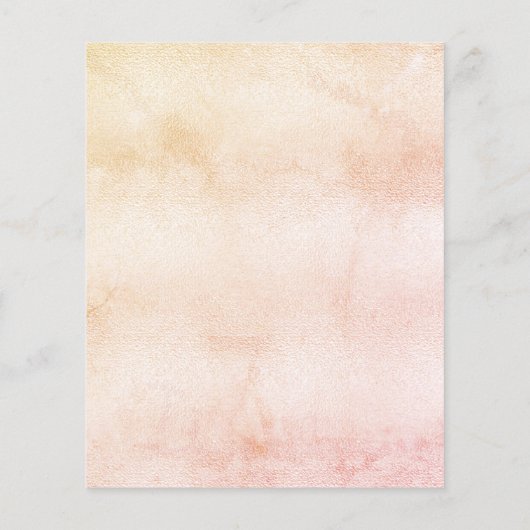 Hochzeitssonnenblumen Boho Pampas Gras blush Budge Flyer (Hinten)