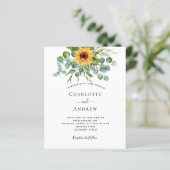 Hochzeitssonnenblumen Eukalyptusblau (Stehend Vorderseite)