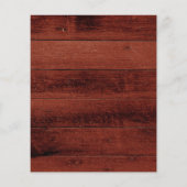 Hochzeitssonnenblumen Eukalyptusbraun Flyer (Hinten)