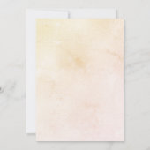 Hochzeitssonnenblumen, rustikal gelb einladung (Rückseite)