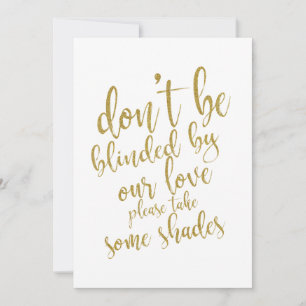 Hochzeitssonnenbrille bevorzugt günstige Schilder