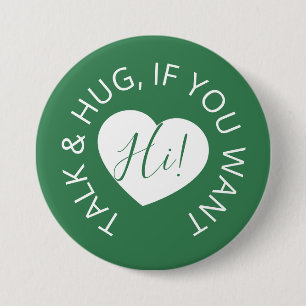 Hochzeitssoziales distanzierendes Gästehaus Grün Button