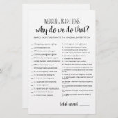 Hochzeitsspiel (Antworten in Beschreibung) (Vorne/Hinten)