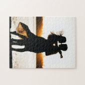 Hochzeitsspiel mit Couple Brautparty Puzzle (Horizontal)