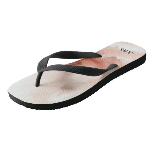 Hochzeitsspiel-Rose Goldstaub Badesandalen (Schrägansicht)