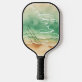 Hochzeitsspiele für das Green Ocean Beach Summer P Pickleball Schläger (Rückseite)