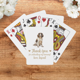 Hochzeitsspielkarten als Gastgeschenk für Hunde Spielkarten
