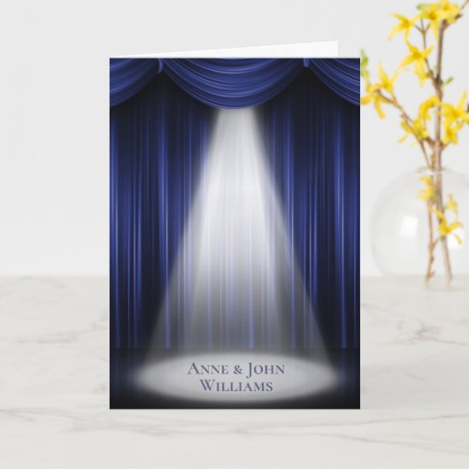 Hochzeitsspotlight Karte (Gelbe Blume)