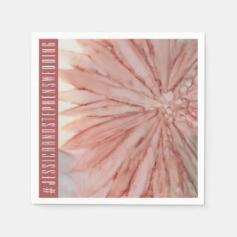 Hochzeitsstandard Napkin Schöne Pinks und Lavendel Serviette