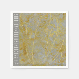 Hochzeitsstandard Napkin Silver Lining Serviette