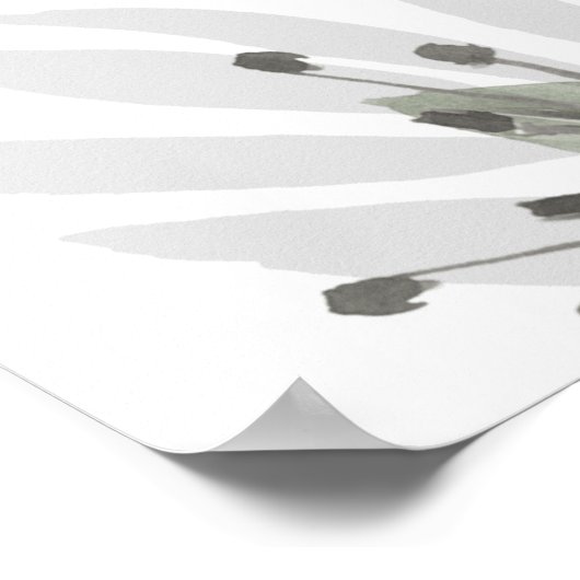 Hochzeitsstichtabelle Oliven Toskana 2 Poster (Ecke)