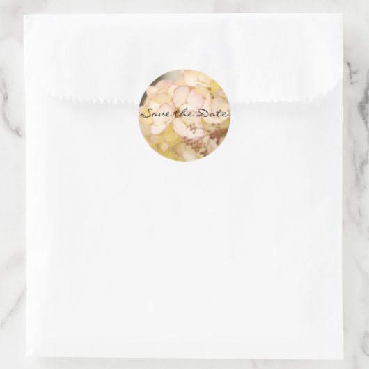 Hochzeitssticker speichern runder aufkleber (Tasche)