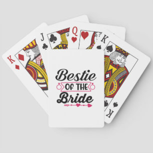 Hochzeitsstie der Braut Spielkarten