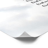 Hochzeitsstift Bride Groom Bridal Gäste Poster (Ecke)