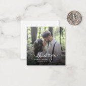 Hochzeitsstift Foto, handgeschrieben Mitteilungskarte (Vorderseite/Rückseite Beispiel)