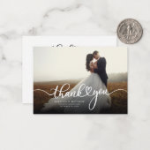 Hochzeitsstift Foto, handgeschrieben Mitteilungskarte (Vorderseite/Rückseite Beispiel)