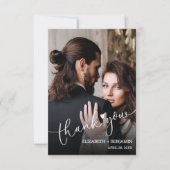 Hochzeitsstift Foto, handgeschrieben Mitteilungskarte (Vorderseite)