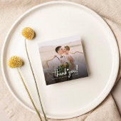 Hochzeitsstift Fotos - Handschrift Dankeschön-Kart Mitteilungskarte