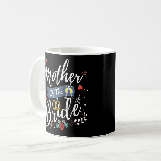 Hochzeitsstift für Mama Niedliche Mutter des BR Kaffeetasse (Vorderseite Links)