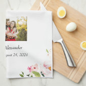 Hochzeitsstift Geschirrtuch (Viertel Falte)