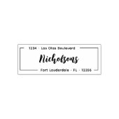 Hochzeitsstift Moderne Signatur-Selbstfarben der R Permastempel (Design)