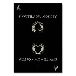 Hochzeitsstift Platzkarten-Hühnchen-Blume Tischnummer